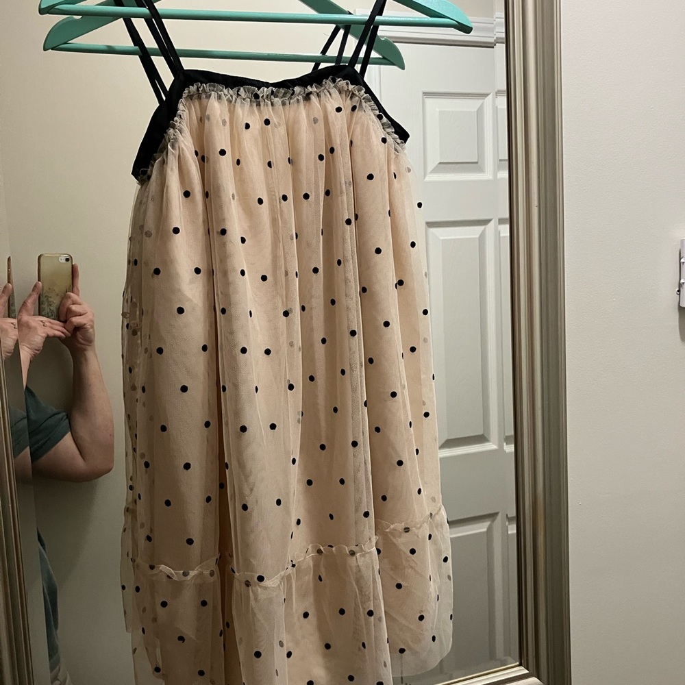 GAP Kids Black and Cream Dress